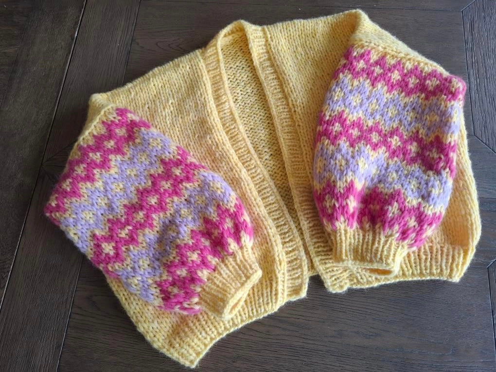Sukkerspinn cardigan